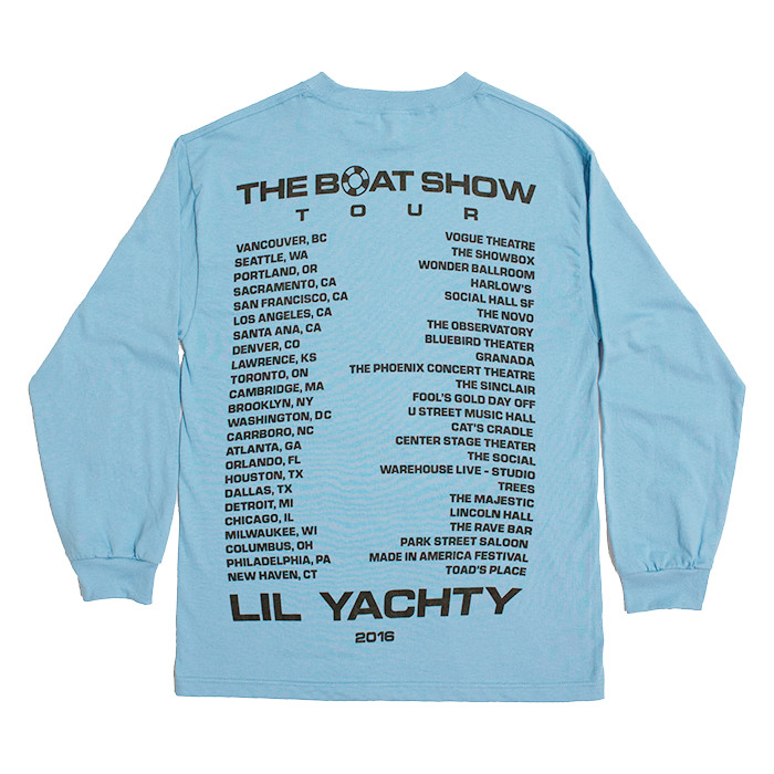 lil yachty tour shirt