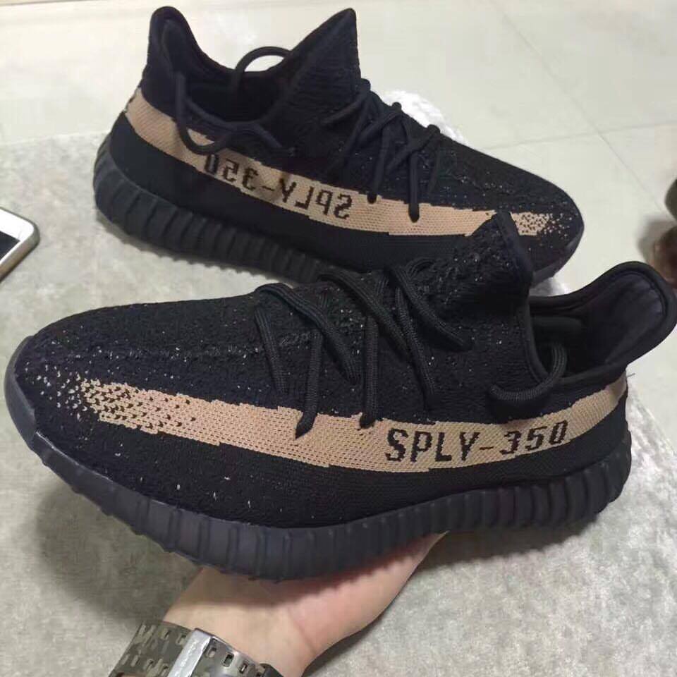 black and gold yeezy 350