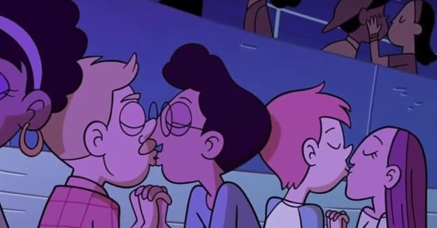 Disney Just Aired The First Same Sex Cartoon Kiss In Network S History