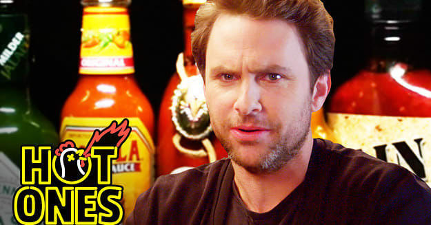Watch Charlie Day Take On The Hot Ones Challenge
