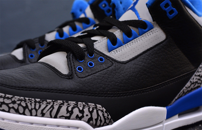 jordan 3 sport blue on feet