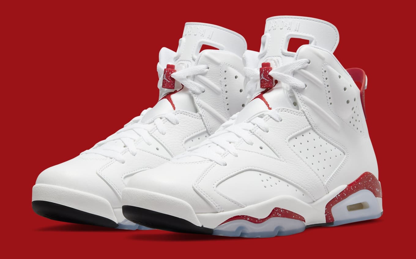 air jordan retro 6 red and white