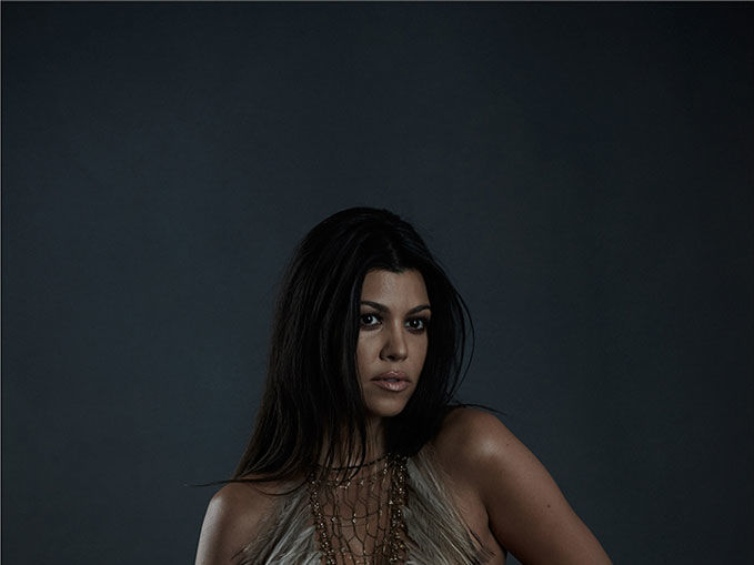Kourtney Kardashian: Pregnant and nude in DuJour