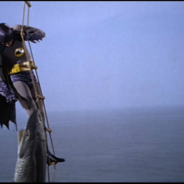 Remember That Time When Batman Fought Off Sharks With "Shark Repellent