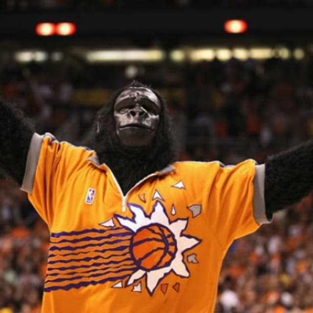 The Phoenix Suns Mascot Got Punched in the Face By a Miami