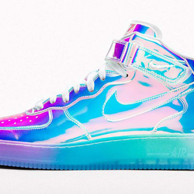 air force 1 mid iridescent id