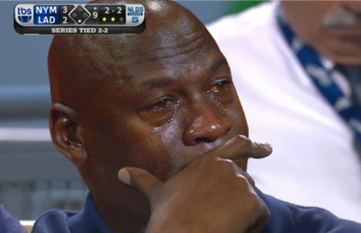 There Is Now a Cutout 'Michael Jordan Crying Face' Halloween Mask