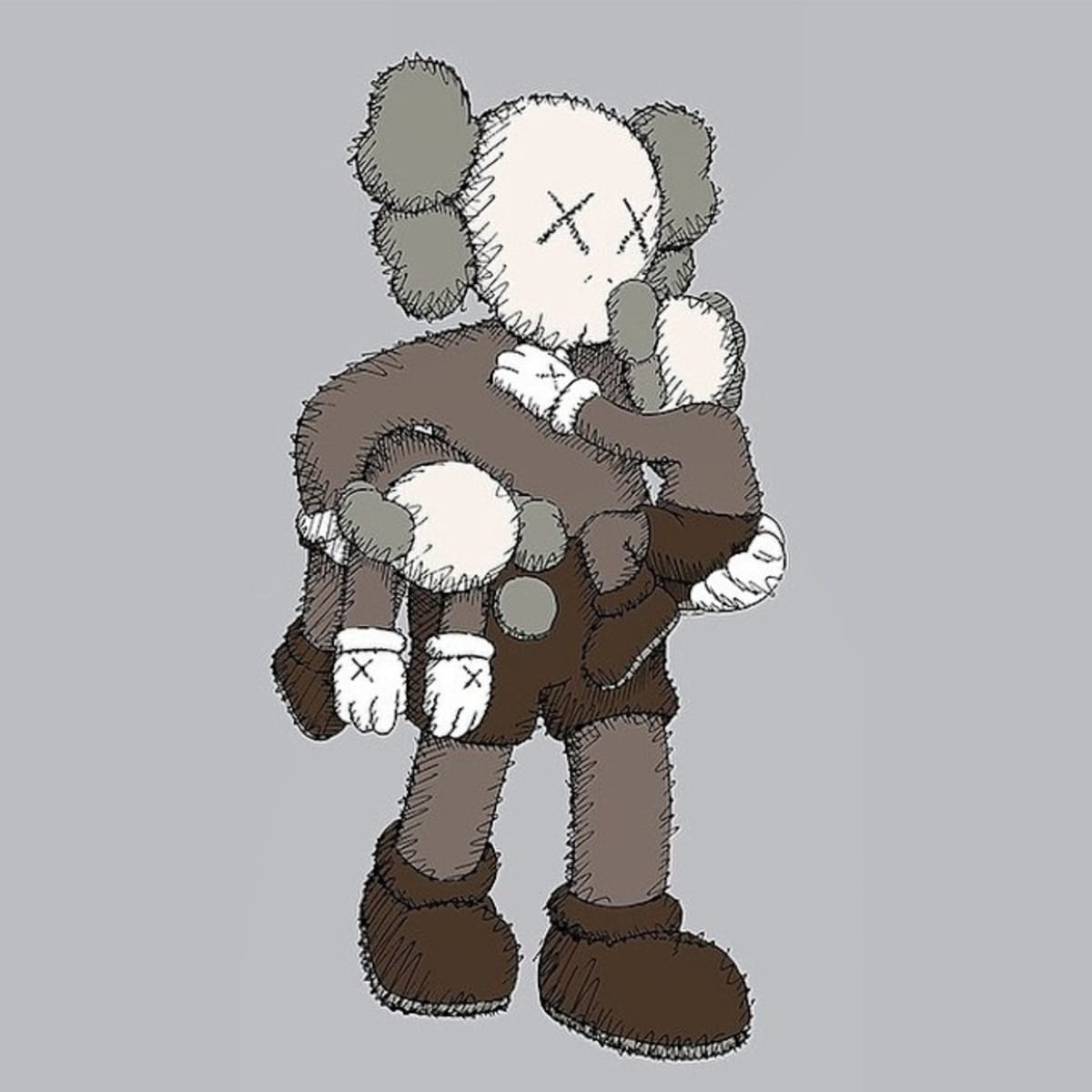 KAWS Unveils Sketch of New 23FootTall "CLEAN SLATE" Sculpture Complex