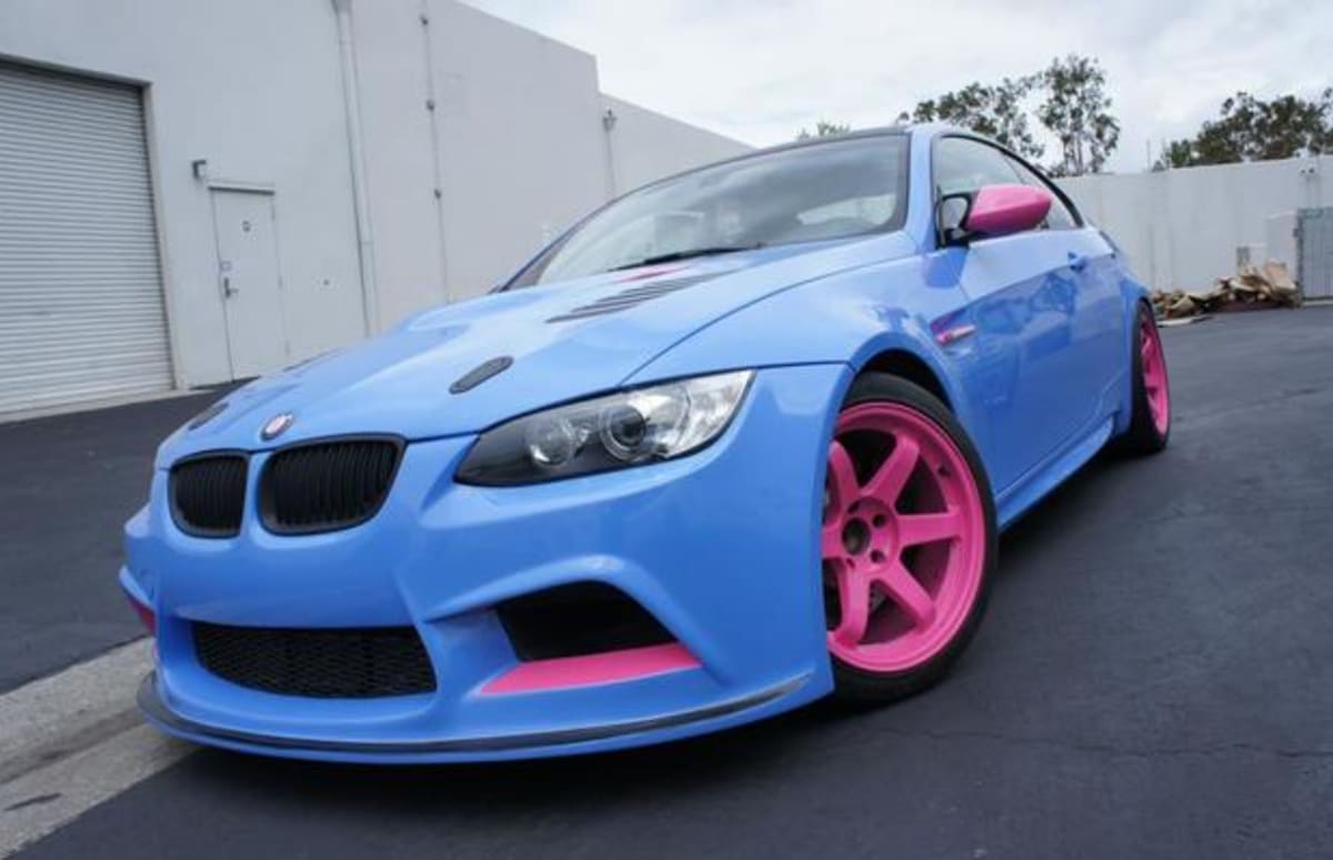 This Pink And Blue Bmw M3 Is The Ultimate Chic Car Complex