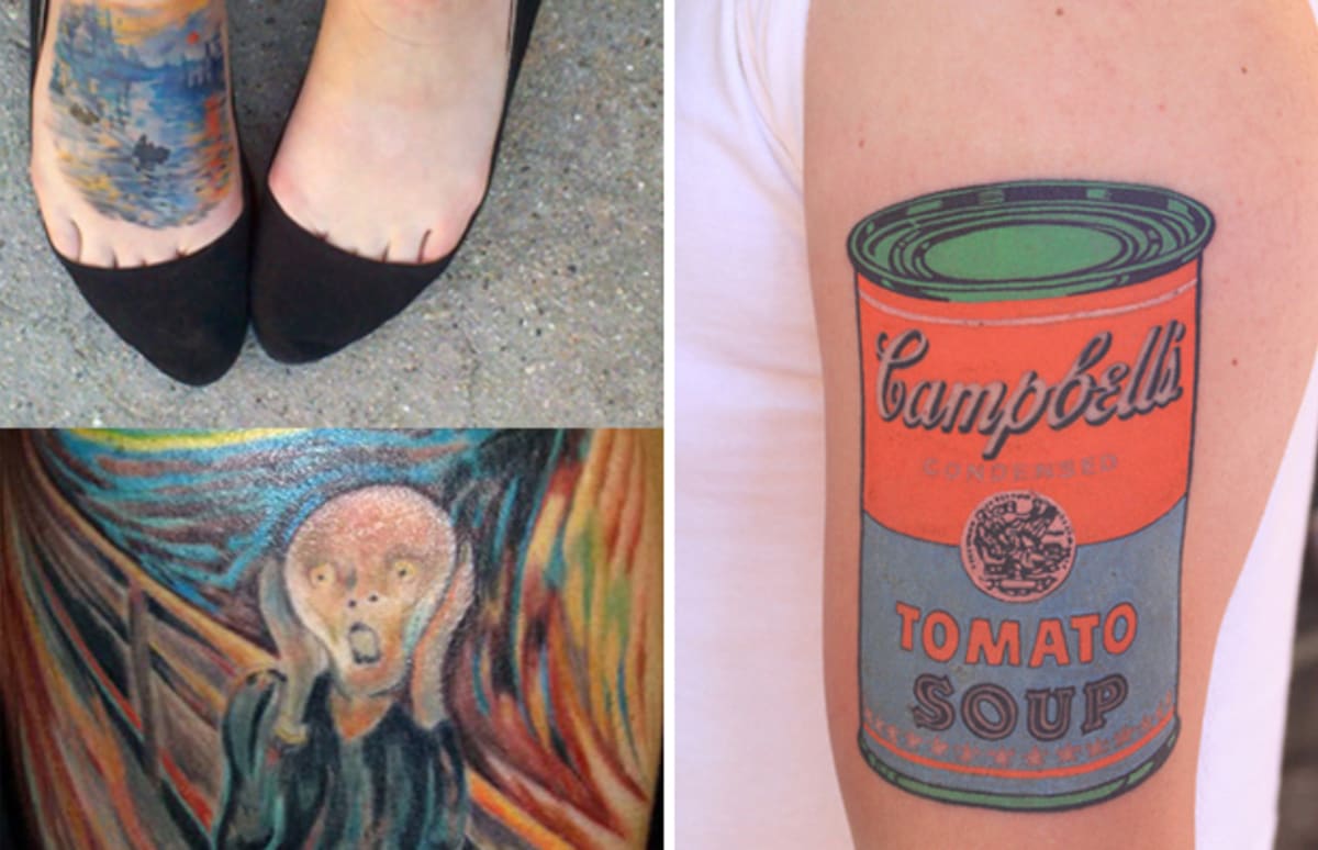 Piet Mondrian Gallery 20 Awesome Art Tattoos Complex