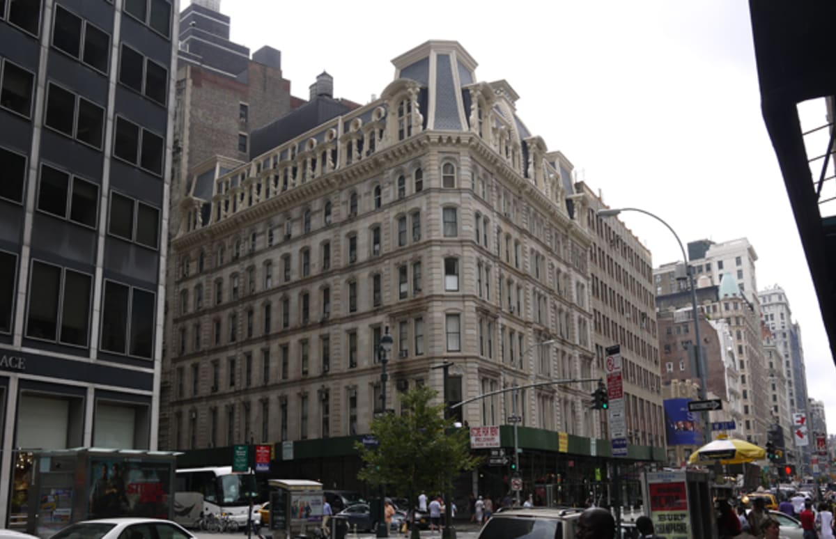 Look Up A Center for Sin in New York's Tenderloin District, Now Flatiron Complex