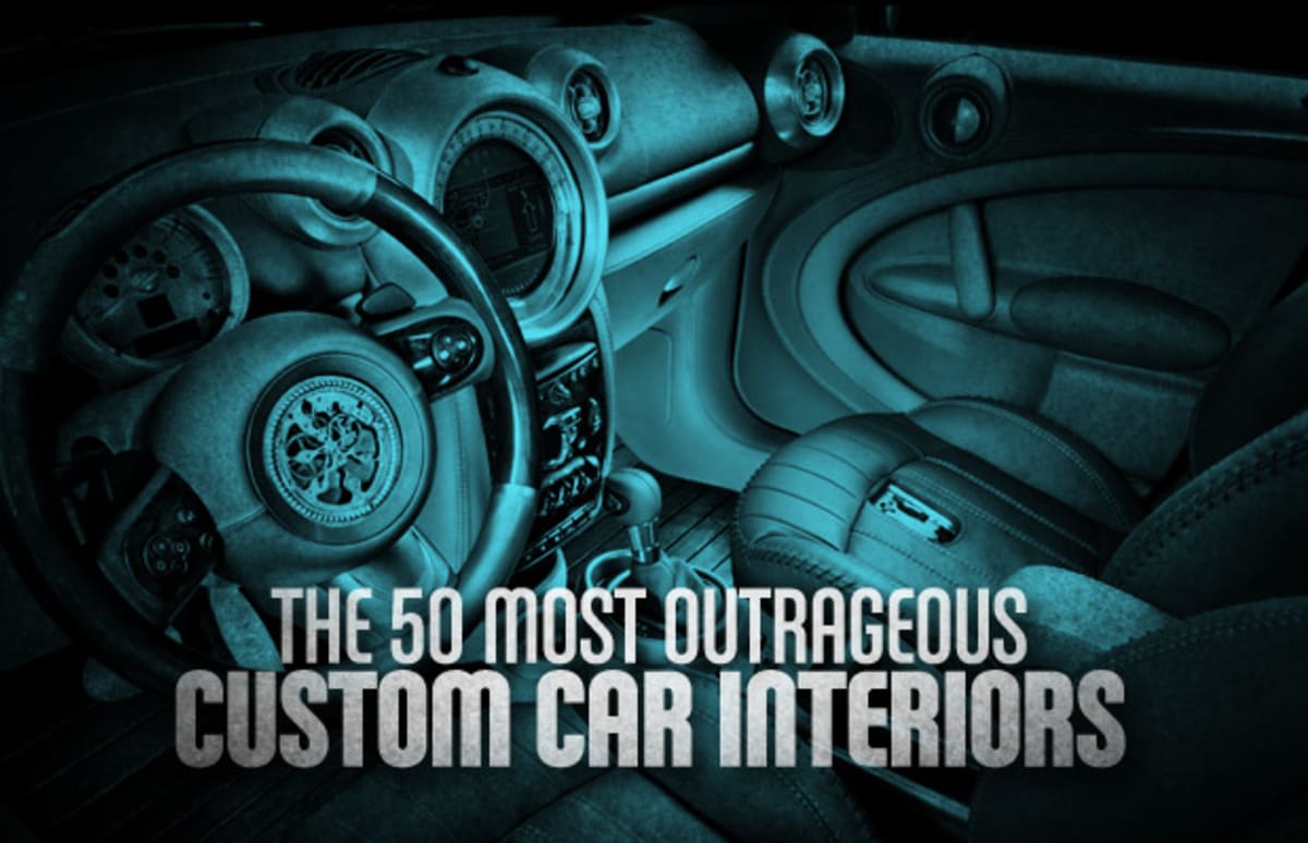 The 50 Most Outrageous Custom Car Interiors Complex