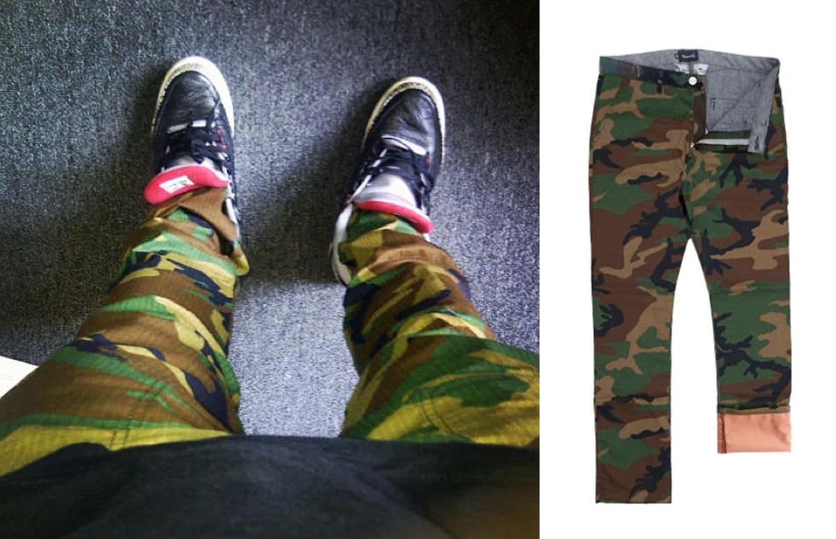 puma camo pants