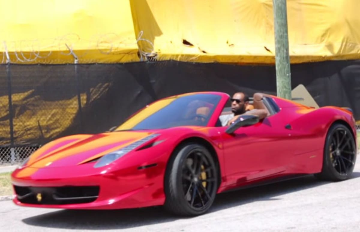 2014 Ferrari 458 Spider >> LeBron's Pre-Playoffs Car of Choice Is a Red Chrome Ferrari 458 Spider | Complex 2014 Ferrari 458 Spider >> LeBron's Pre-Playoffs Car of Choice Is a Red Chrome Ferrari 458 Spider | Complex