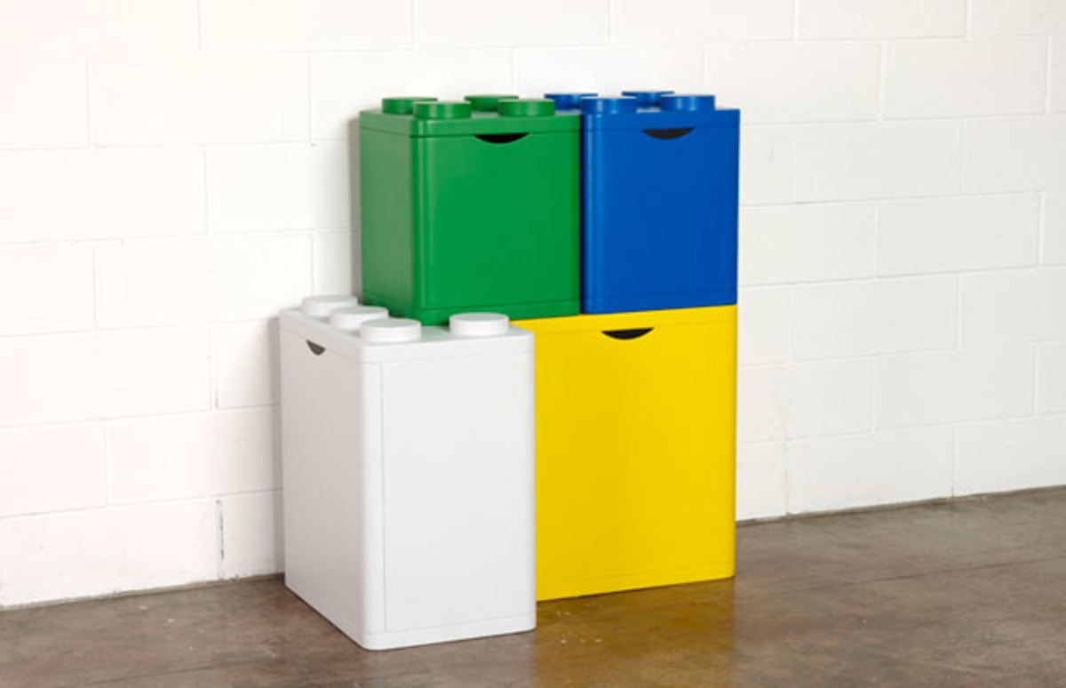 plastic lego containers