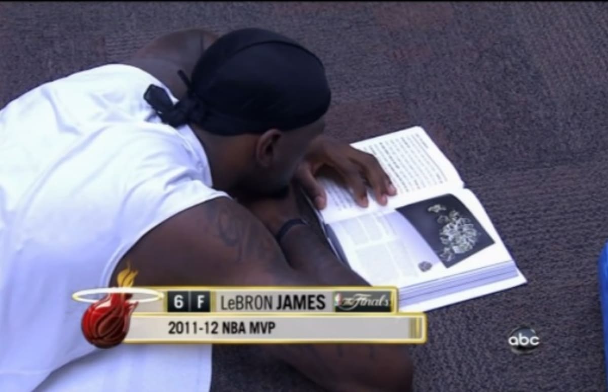 LeBron James Was Reading JayZ's "Decoded" Before Tonight's NBA Finals