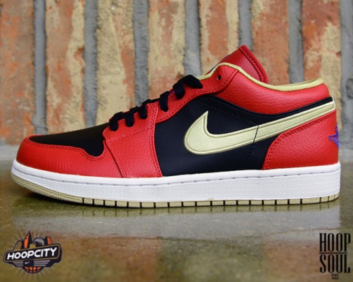 red and black low jordan 1