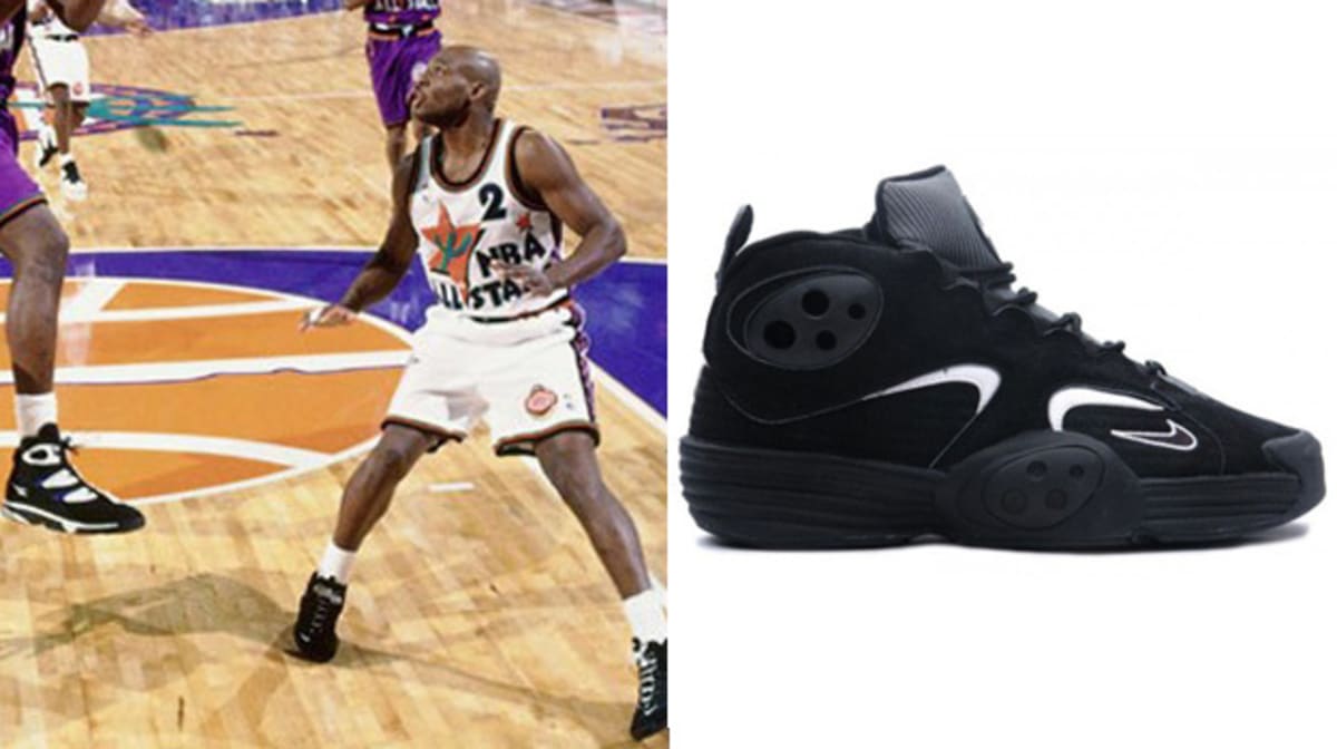 latrell sprewell and 1 shoes