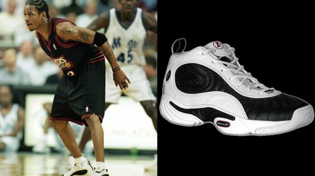 list of all allen iverson shoes