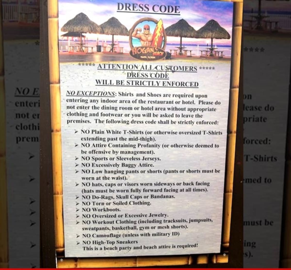 Hulk Hogan S Restaurant Dress Code Is Discriminatory Complex