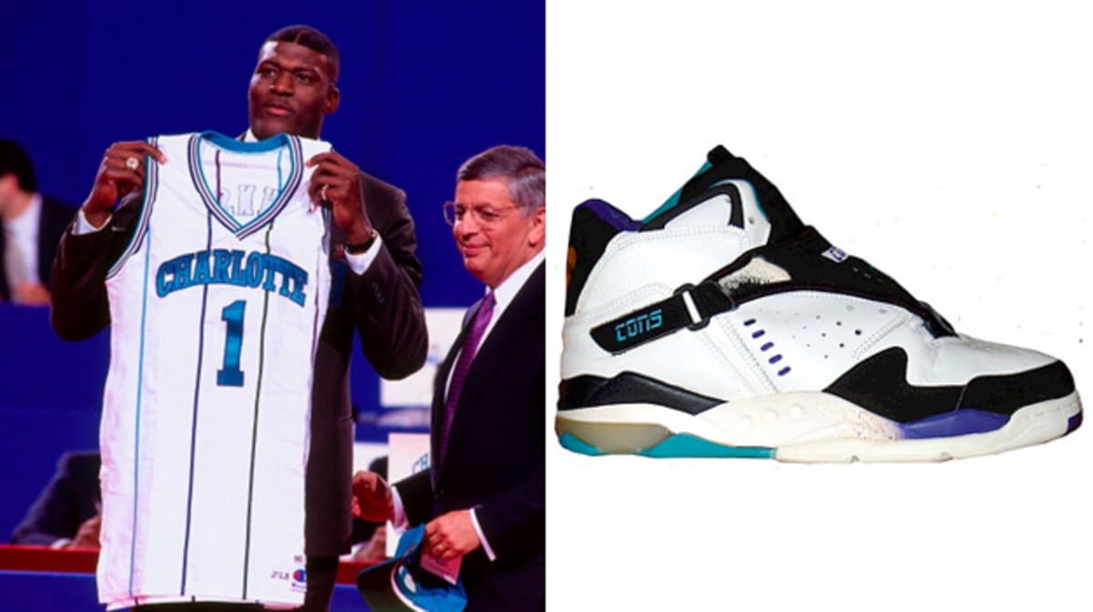 Today in Perfomance Sneaker History Larry Johnson is the First Pick in