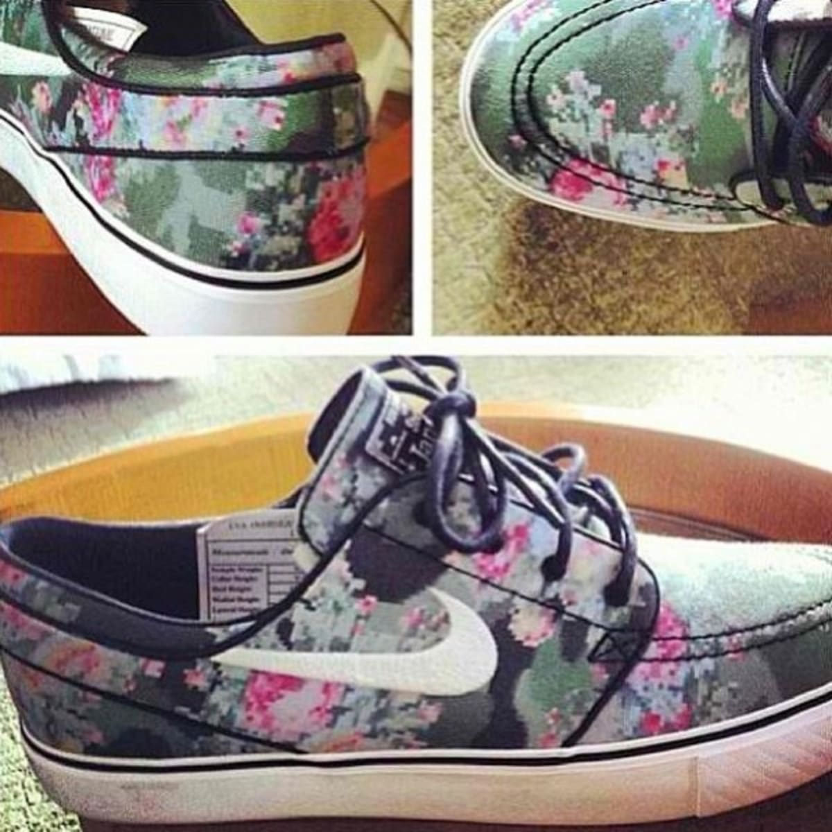 janoski floral slip on