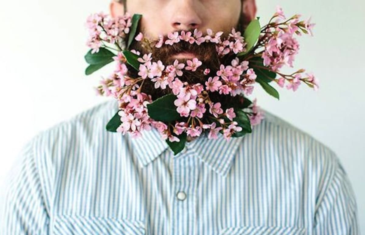 So...Guys Putting Flowers in Their Beards Is a Thing Now Complex