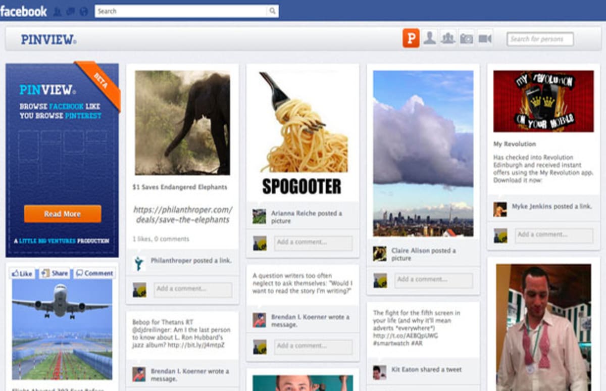 Here's How to Make Facebook Look Like Pinterest Complex