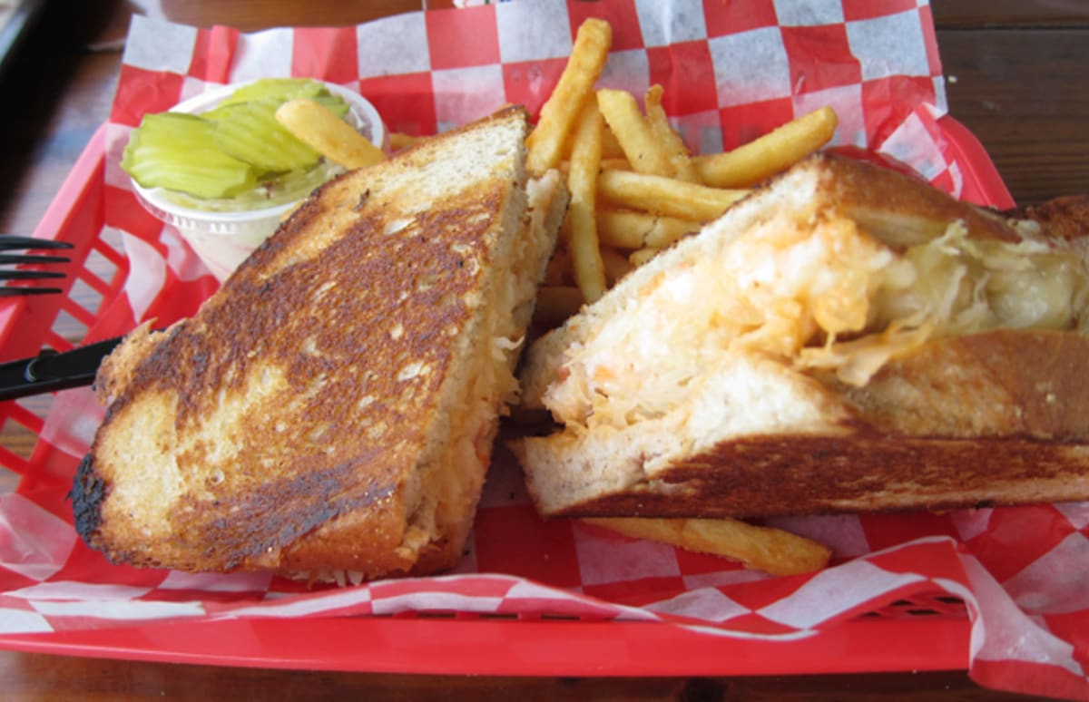 Sandwich of the Week Lobster Reuben at Keys Fisheries Market & Marina (Marathon, Fla.) Complex