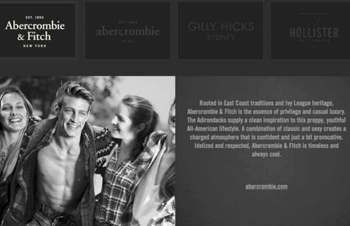 Lol Abercrombie And Fitch Is Now Calling Itself The Next Generation Of Effortless All American