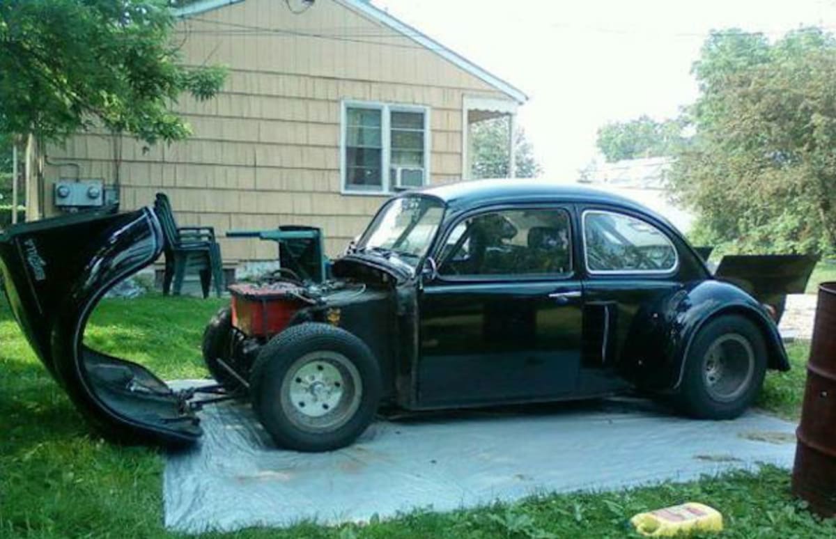 A 1971 VW Beetle with a Corvette Engine Is For Sale on ...