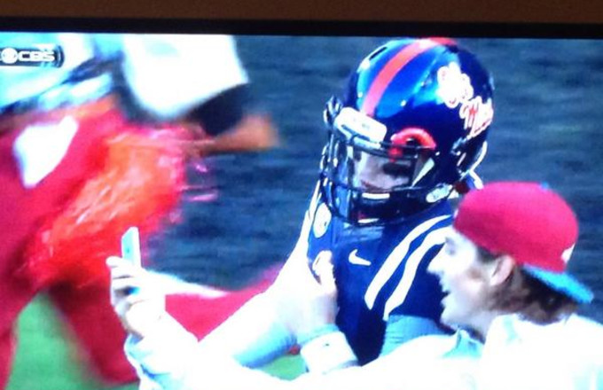 Everyone Wanted to Take a Selfie With Bo Wallace After Ole Miss Beat Alabama