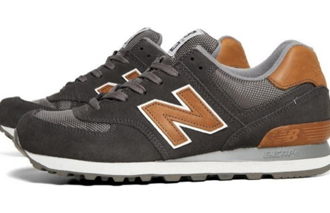 new balance all coasts 574 tan with green