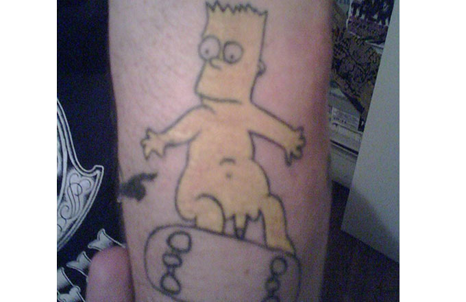 Homer simpson pussy tattoos