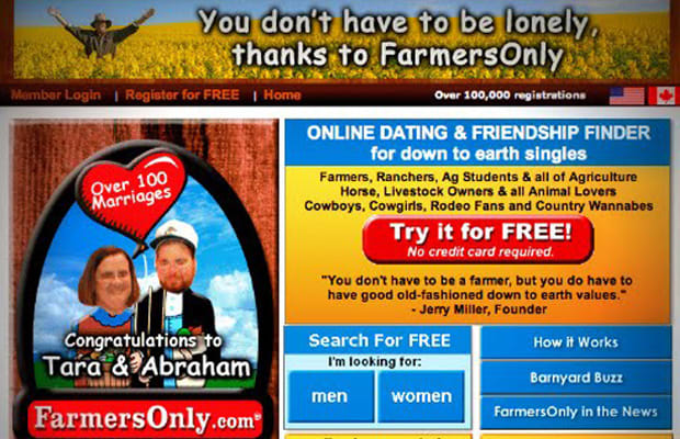 dating sites like farmers only Our rating: excellent established: 2005 site intent: connecting individuals that live in rural areas users: 5,000,000 available: worldwide our in-depth farmers only review. dating sites like farmers only Our rating: excellent established: 2005 site intent: connecting individuals that live in rural areas users: 5,000,000 available: worldwide our in-depth farmers only review.