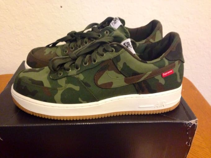 Supreme x Nike Air Force 1 Low &quot;Camo&quot; - 10 Great Sneakers You Can Score on eBay Right Now | Complex