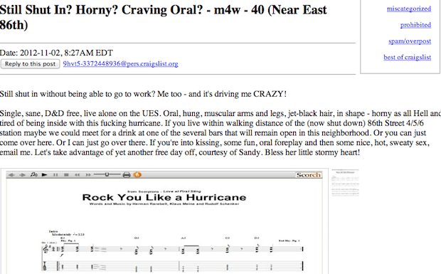 Busty milf masturbating on stage Craigslist hookup horror stories