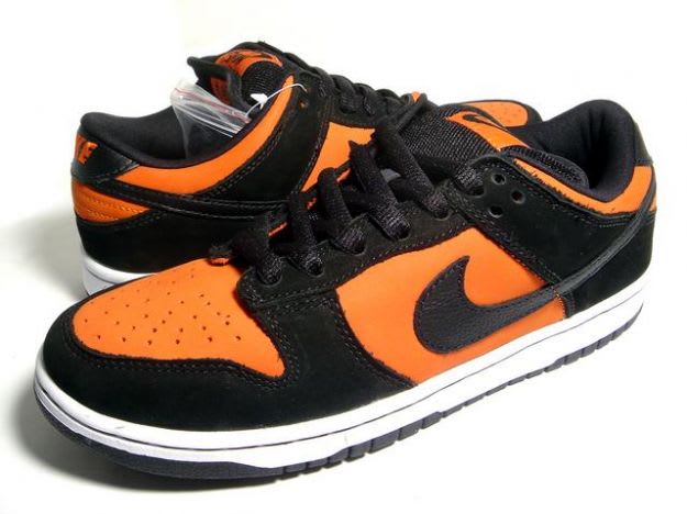 brown and orange nike dunks
