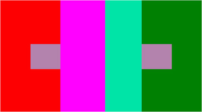 Colors can be optical illusions. - Color Theory Facts You Should Know | Complex