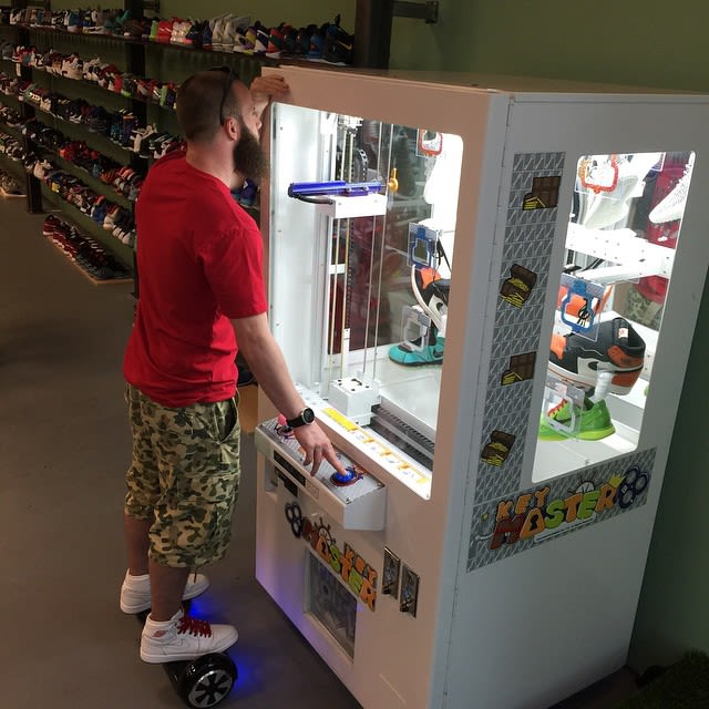 Sneaker Claw Machine at Urban Necessities Complex CA