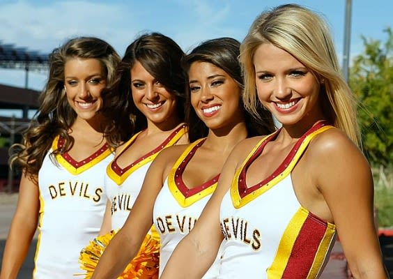 Arizona State The 20 Sexiest College Cheerleader Squads Of 2011 Complex