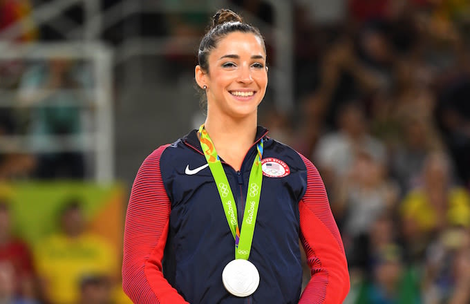 Gymnast Aly Raisman accepts date from 'very cute' Raiders player