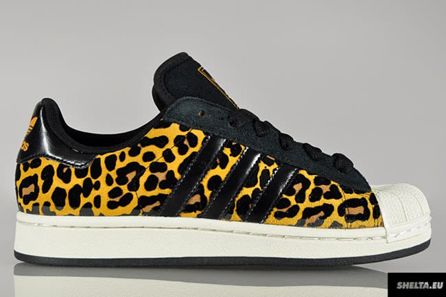 adidas superstar leopard white