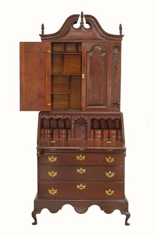 Connecticut Desk-and-Bookcase - 10 Pieces of Early ...
