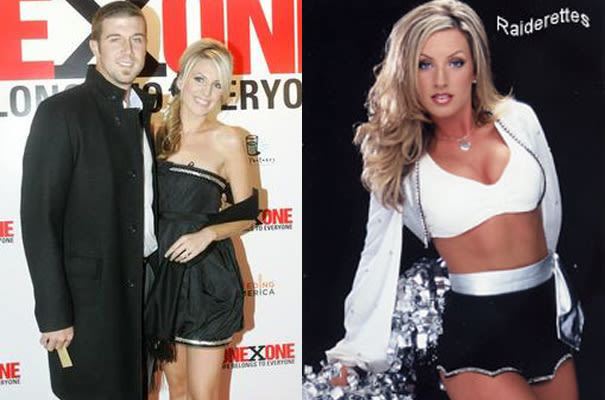 Wifey Showdown The Hottest Wags Of 2010 Nfl Season Complex Elizabeth Barry Smith Wifey Of Alex San Francisco 49ers Complex Says Isn T There Some Law Against A Niner Marrying Former Raiders Cheerleader