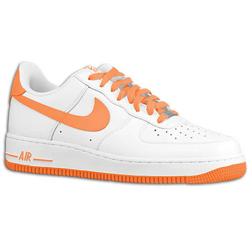 nike air force 1 orange black white