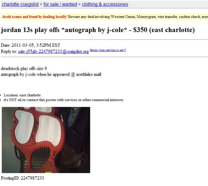 craigslist air jordans