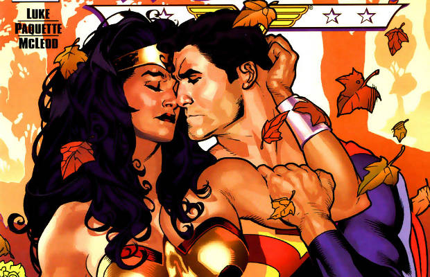 Superman wonder woman hook up