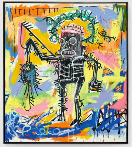 basquiat michel jean paintings most complex expensive auction breaking record contemporary sold untitled