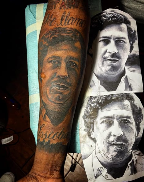 Tattoo Wacks Instagram | rich homie quan got a massive pablo escobar tattoo complex Tattoo Wacks Instagram | rich homie quan got a massive pablo escobar tattoo complex